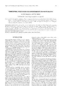 Flora / Plant taxonomy / Heard Island and McDonald Islands / Azorella selago / Poa kerguelensis / Macquarie Island / Poa cookii / Colobanthus kerguelensis / Poa / Botany / Australian National Heritage List / Biology