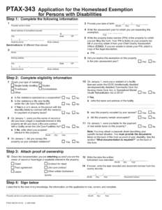 Use your mouse or Tab key to move through the fields. Use your mouse or space bar to enable check boxes.  PTAX-343 