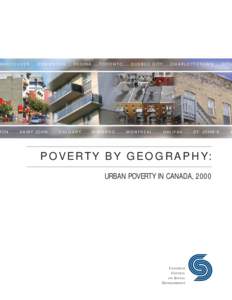 Human geography / Poverty / Poverty in Canada / Poverty in the United States / Poverty threshold / Greater Toronto Area / Census geographic units of Canada / Suburb / Rural poverty / Socioeconomics / Development / Economics