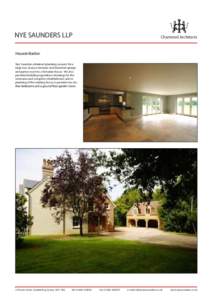 NYE SAUNDERS LLP  Chartered Architects House in Bordon Nye Saunders obtained planning consent for a