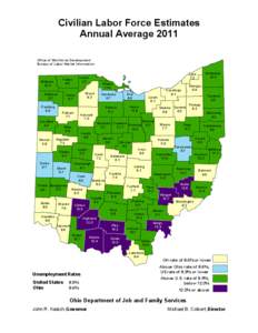 Civilian Labor Force Estimates Annual Average 2011 Office of Workforce Development Bureau of Labor Market Information  Fulton