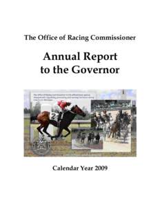 Microsoft Word[removed]Annual Report-Office of Racing Comm _4-15-10__Final.doc