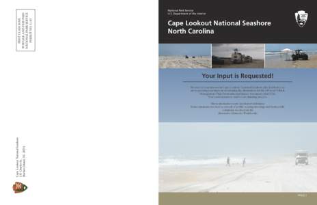 Off-roading / Cape Lookout National Seashore / Piping Plover / Core Banks /  North Carolina / Environmental impact statement / Cape Lookout / Off-road vehicle / Outer Banks / Geography of North Carolina / North Carolina
