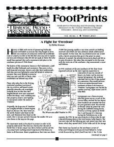 FootPrints Dedicated to Preserving and Promoting Historic Resources in the Truckee Meadows through Education, Advocacy and Leadership.  vol. 16 no. 1