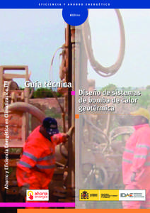 Guía Técnica. Diseño de sistemas de bomba de calor geotérmica