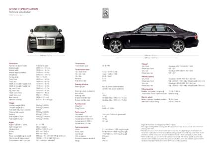 GHOST V-SPECIFICATION Technical specification World Version 1948 mm[removed]in