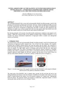 Transport / Bridges / Civil engineering / Infrastructure / Tunnel / Construction / Real estate / Maglev / Aerodynamics / Piston effect