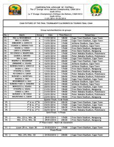 Microsoft Word - CHAN 2014 Fixtures FinalTournament - re AMR email 7 August[removed])