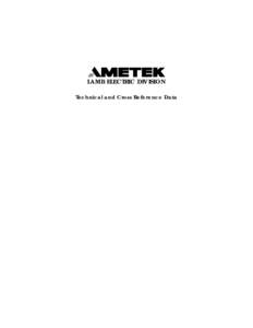 AMETEK/LAMB ELECTRIC TECHNICAL SERIES