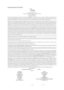 Base Prospectus dated 17 MayCassa depositi e prestiti S.p.A. (incorporated with limited liability in the Republic of Italy) Euro 10,000,000,000 Debt Issuance Programme