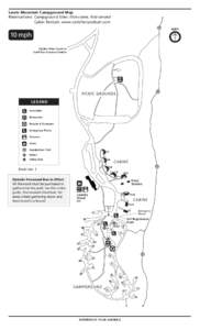 Lewis Mountain Campground Map Reservations: Campground Sites: first-come, first-served Cabin Rentals: www.visitshenandoah.com 10 mph Skyline Drive South to