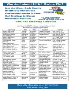 Microsoft Word - Town Hall Meetings Schedule Flyer updated[removed]