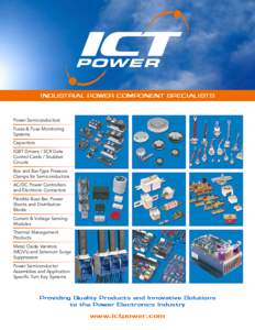INDUSTRIAL POWER COMPONENT SPECIALISTS  Power Semiconductors