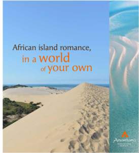 African island romance,  in a world of  your own