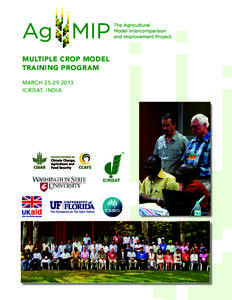 Multiple Crop Model Training Program MARCHICRISAT, India  Report on AgMIP Multiple Crop Model Training Program