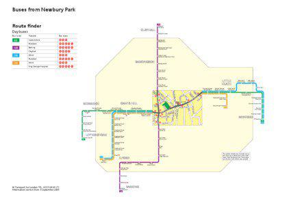 Buses from Newbury Park Route finder
