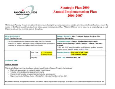 Annual Implementation Plan