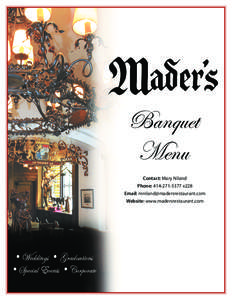 Banquet Menu - Sept 2010.indd