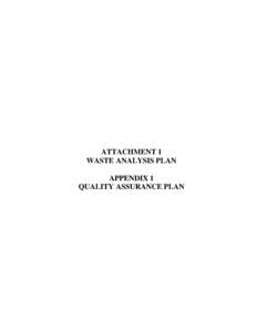 Microsoft Word - Attachment 1 - Waste Analysis Plan, Appendix 1