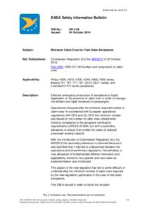 EASA SIB No: [removed]EASA Safety Information Bulletin SIB No.: Issued: