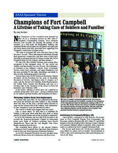 June 10 Section 2_June04.qxd[removed]:08 PM Page 52  AAAA Spouses’ Corner Champions of Fort Campbell