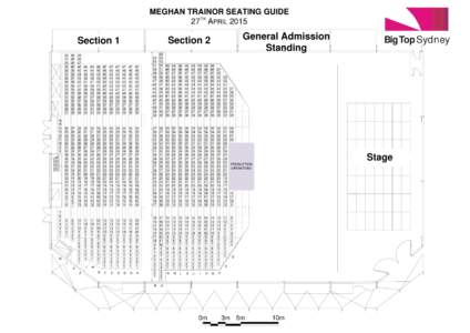 MEGHAN TRAINOR SEATING GUIDE TH 27 APRIL 2015 Section 2