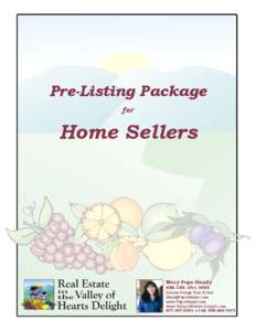 Pre-Listing Package for Home Sellers  Mary Pope-Handy