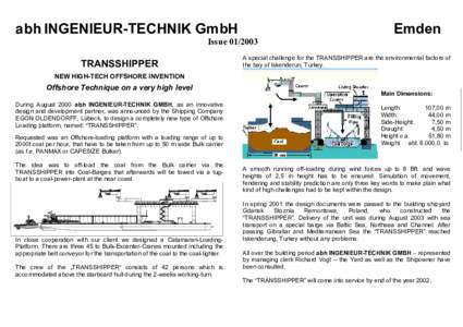 abh INGENIEUR-TECHNIK GmbH  Emden Issue