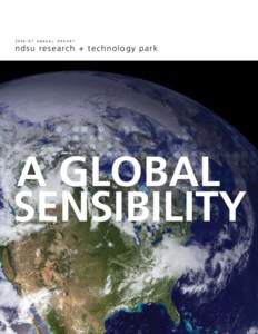 [removed]annual report  ndsu research + technology park a global sensibility