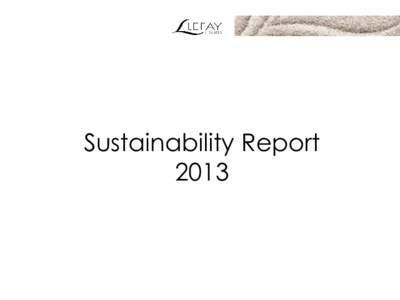 Sustainability Report 2013 lunedì 21 luglio 2014  Contents