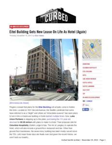 Curbed Seattle (online) – November 19, 2015 – Page 1   