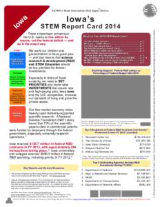 (TM)  Iowa’s STEM Report Card 2014