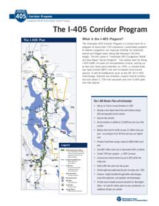 I-405 Corridor Program Master Plan