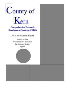 Kern County Economic Development: Comprehensive Economic Development Strategy (CEDS[removed]