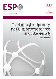 ESP  European Strategic Partnerships Observatory WORKING PAPER 7 | JUNE 2014