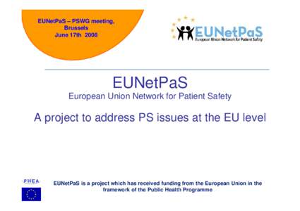 Patient safety / Brussels / European Union / Fmt / Medicine / Health / Pede