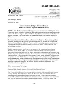 Historic preservation / National Register of Historic Places / Westwood / Works Progress Administration / Wichita /  Kansas / Johnson County /  Kansas / History of the United States / Kansas City metropolitan area / Kansas / Geography of the United States