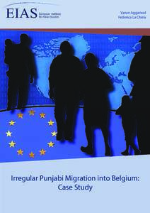 Varun Aggarwal Federica La China Irregular Punjabi Migration into Belgium: Case Study