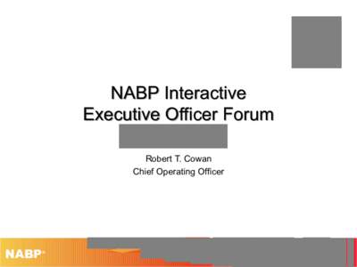 NABP Interactive  Executive Officer Forum