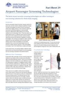 Fact sheet - Airport Passenger Screening Technologies