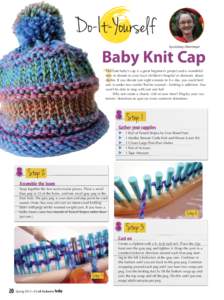 Do-It-Yourself by Lindsay Obermeyer Baby Knit Cap  T