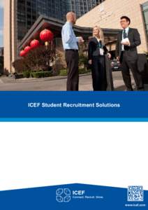 ICEF Student Recruitment Solutions  www.icef.com Educator