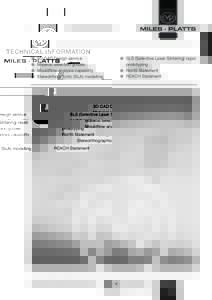 Section 2  TECHNICAL INFORMATION 3D CAD Design service Material selection guides