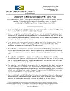 980 NINTH STREET, SUITE 1500 SACRAMENTO, CALIFORNIA[removed]WWW.DELTACOUNCIL.CA.GOV[removed]A California State Agency