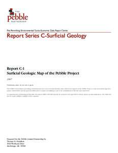 Pre-Permitting Environmental/ Socio-Economic Data Report Series  Report Series A-Meteorology C-Surficial Geology  Report C-1