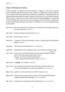 M.ibridi[removed]Finale, il Terremoto e la storia La Storia, purtroppo, non insegna; dopo il recente sisma del 20 maggio 2012 tutti siamo a cercare nel ricordo avvenimenti simili nel nostro passato vicino e lontano ma, evi