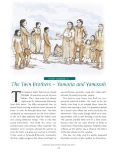 STORY NUMBER 15  The Twin Brothers – Yamoria and Yamozah T