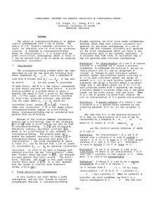 COMPLETENESS THEOREMS FOR SEMANTIC RESOLUTION IN CONSEQUENCE-FINDING  J.R. S l a g l e , C.L. Chang, R.C.T. Lee