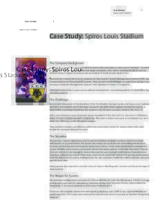 Case Studies Spiros Louis Stadium 1  Case Study: Spiros Louis Stadium