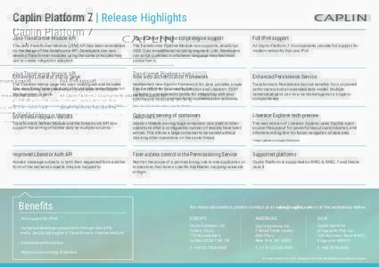 Caplin Platform 7 Release Highlights